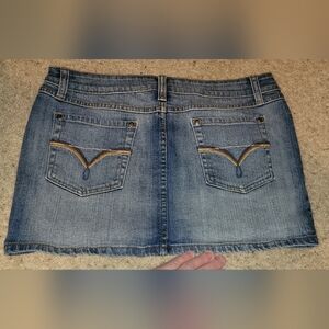 NWOT No Boundaries Jean Skirt Large Size 12-14 Womens